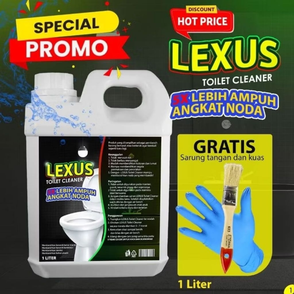 SONIC CLEANER Pembersih Noda Bekas Semen Lexus 1000ml