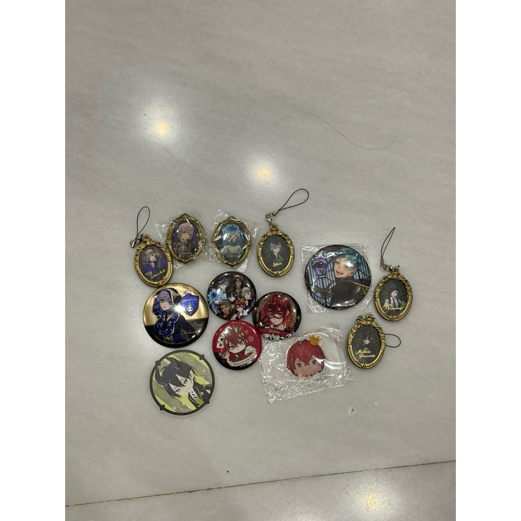 Twisted Wonderland Original Japan merch Gashapon Gasha gachapon Gacha Bros Pind Can Badge Riddle Lil