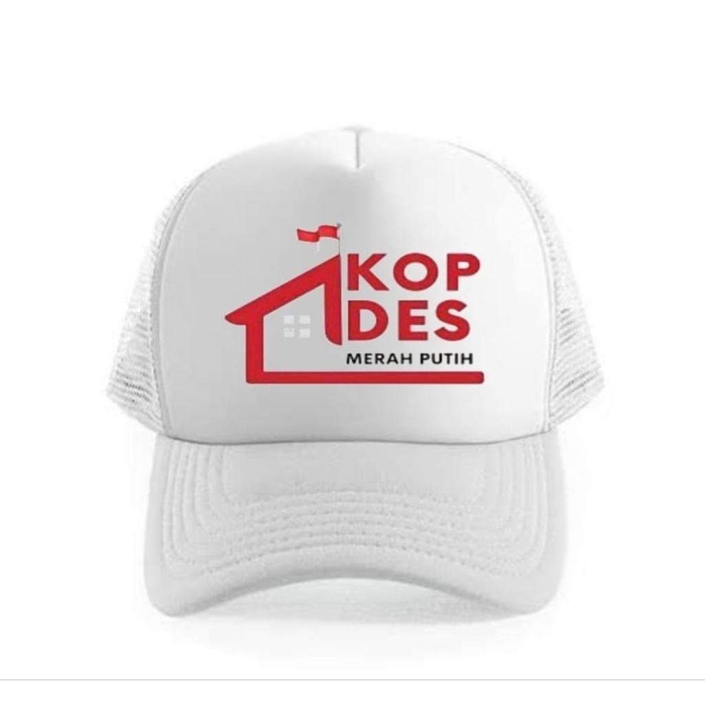 Topi Koperasi Merah Putih