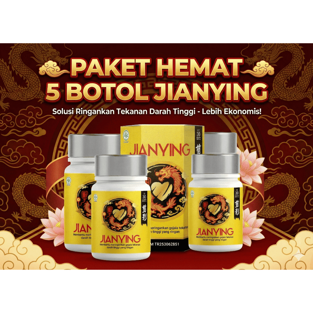 Jianying Herbal Hipertensi BPOM – Solusi Alami Bantu Stabilkan Tekanan Darah