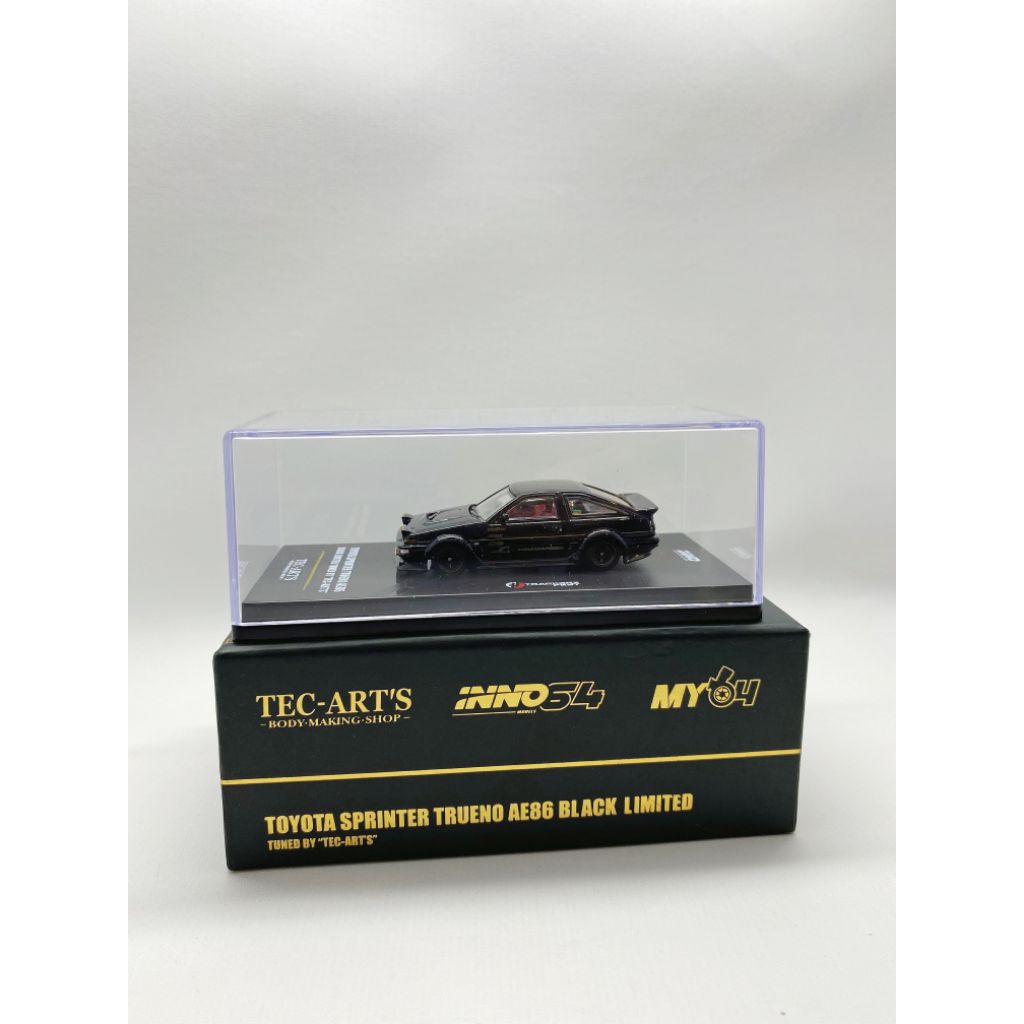 [HOT ITEMS] Inno64 Toyota Sprinter Trueno AE86 Black Limited
