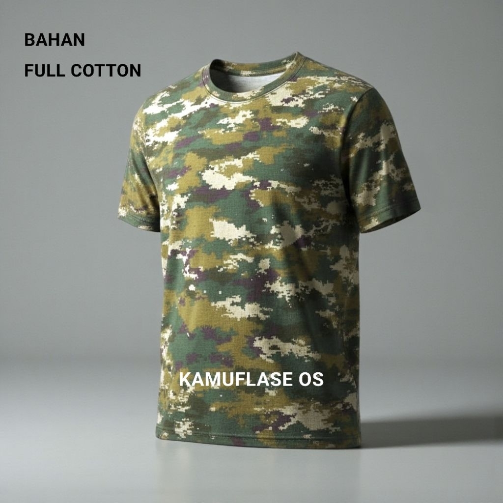 PREMIUM -Kaos pendek LorengTNI AD AU KASAD kostrad Bahan Katun dan dryfit Linud Hijau kaos army oblo