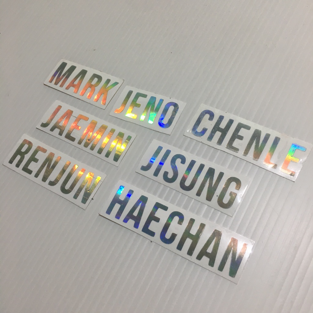 Sticker Hologram - NCT DREAM (Name Only)