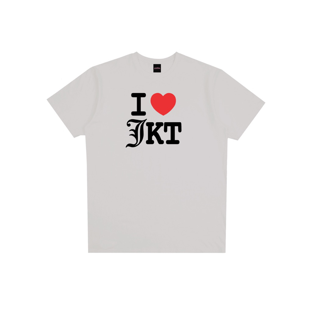 T-SHIRT I LOVE JKT FROM JAKARTA KIKUK IN ABU MISTY