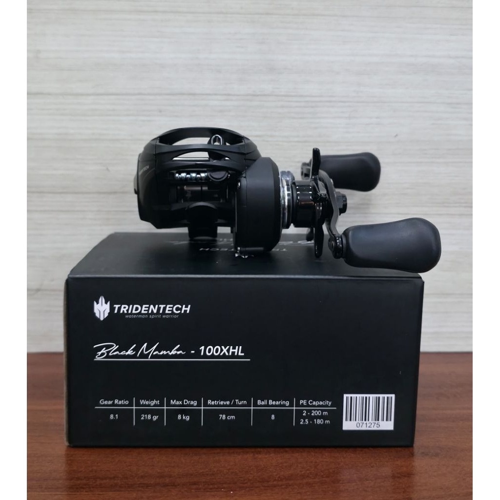 REEL BC TRIDENTECH BLACK MAMBA 100XHL