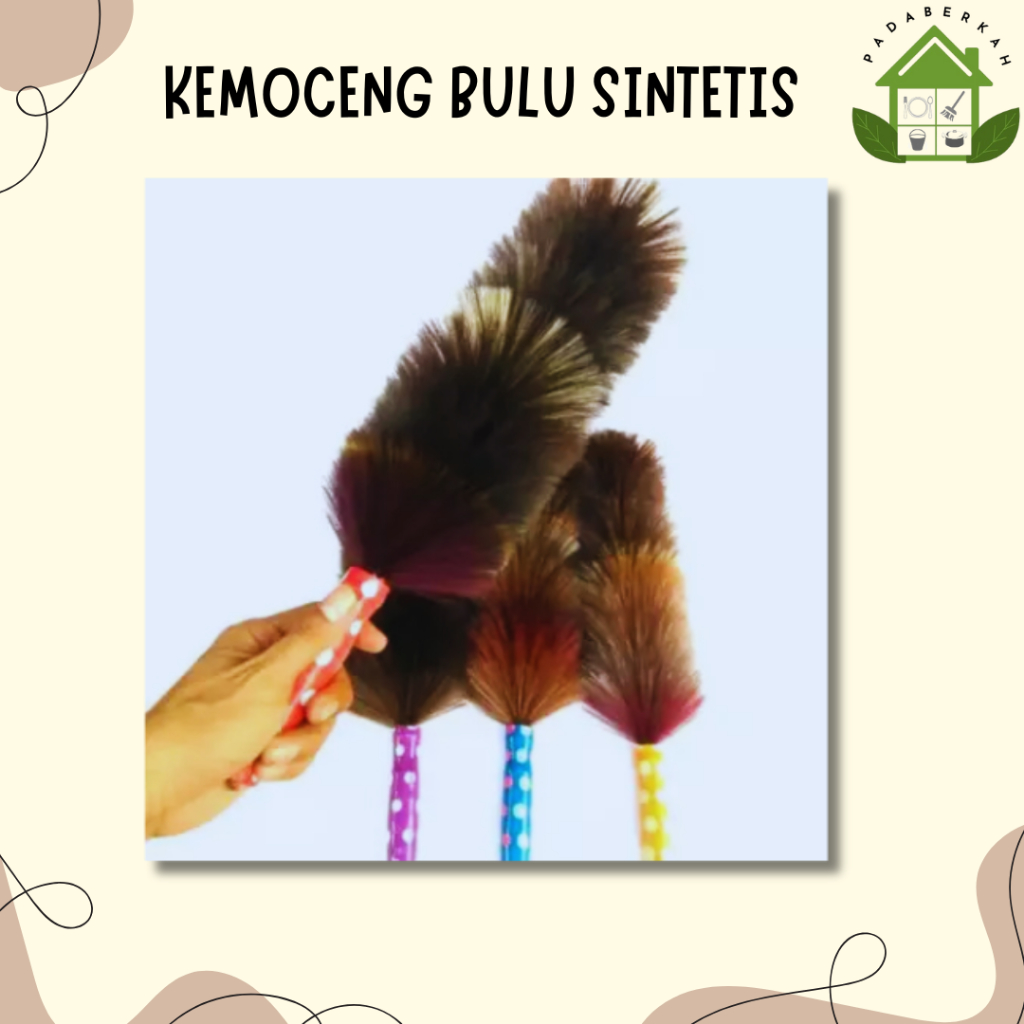 Kemoceng Bulu Sintesis Kemoceng kayu Kemoceng Bulu Kuda Bulu Sintetis Kemoceng Bulu Bahan Lembut