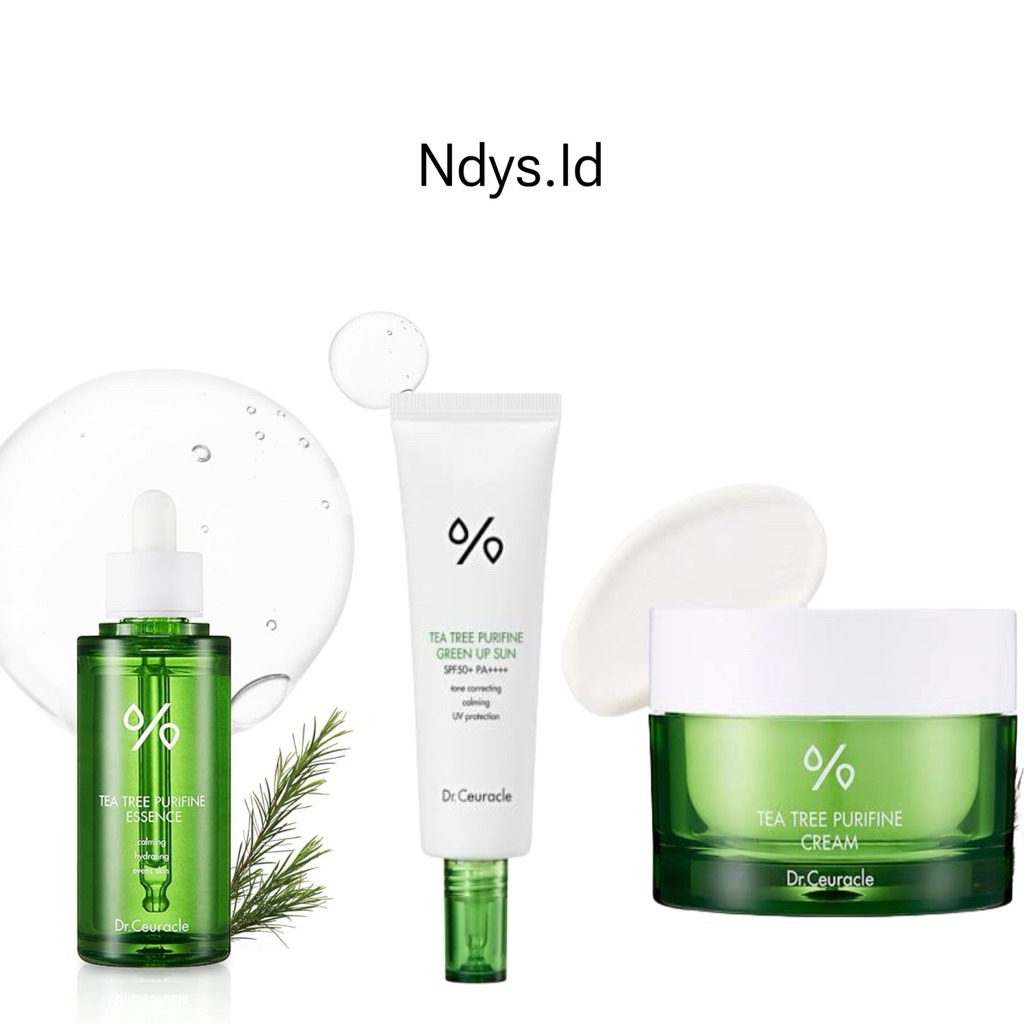 Dr.Ceuracle Tea Tree Purifine Essence 50ml/ Tea Tree Purifine Green Up Sun 50ml/ Tea Tree Purifine C