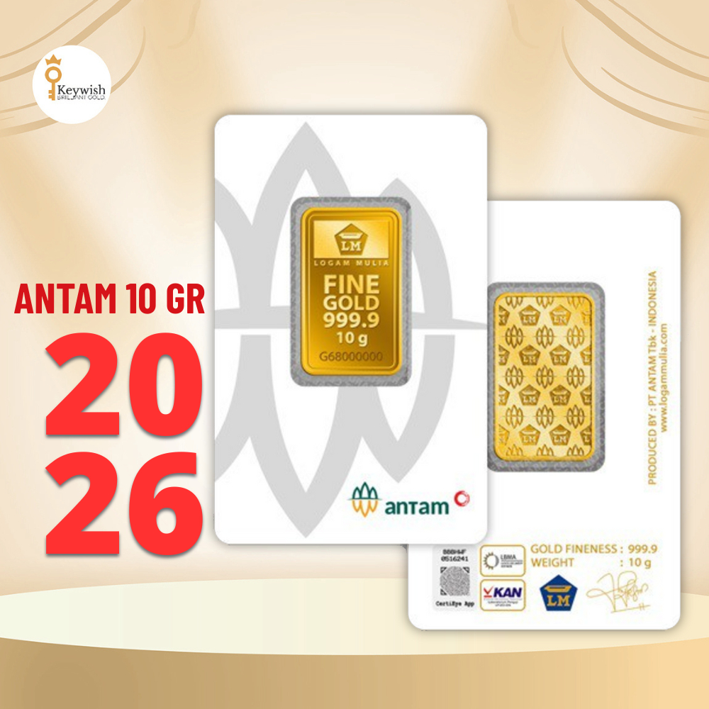 PROMO Logam Mulia Antam Certieye Terbaru 2026 Vacum - 10 Gram