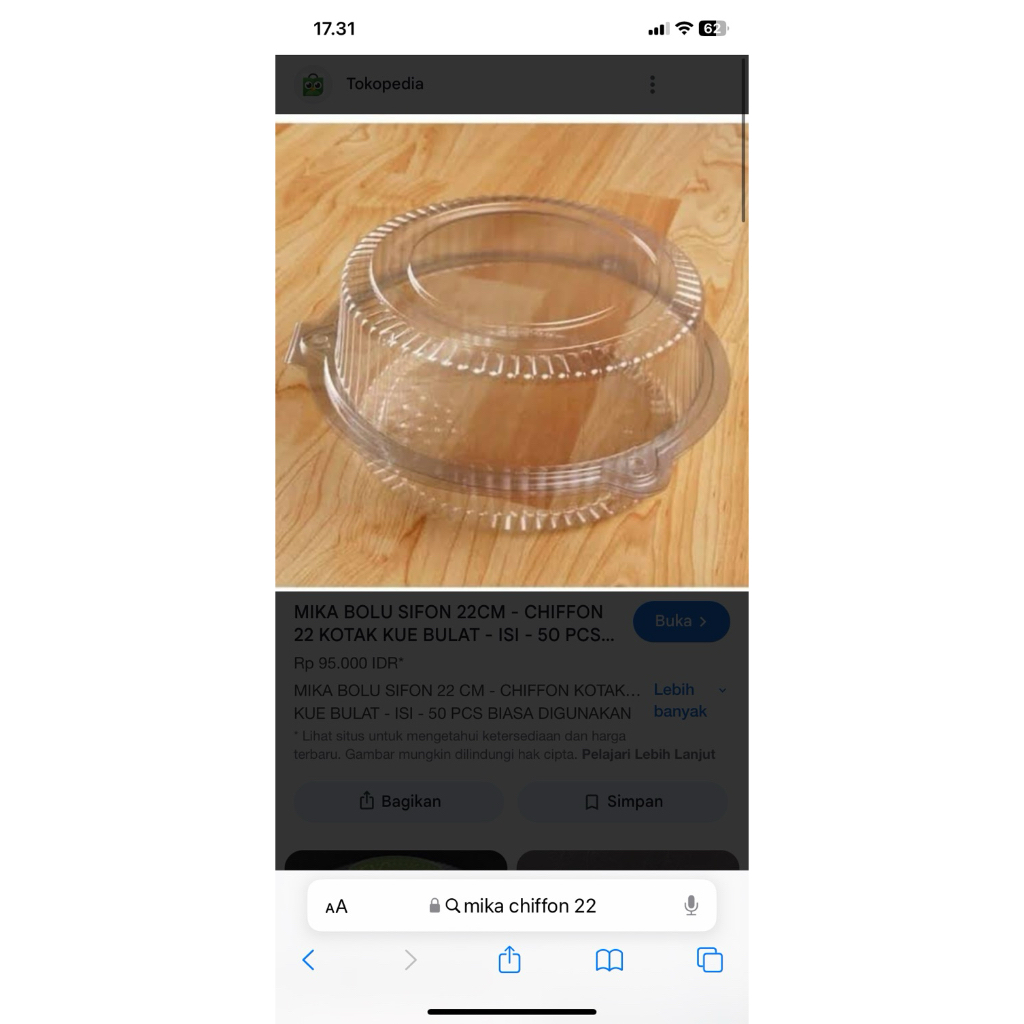 MT MIKA CHIFFON 22CM / 250