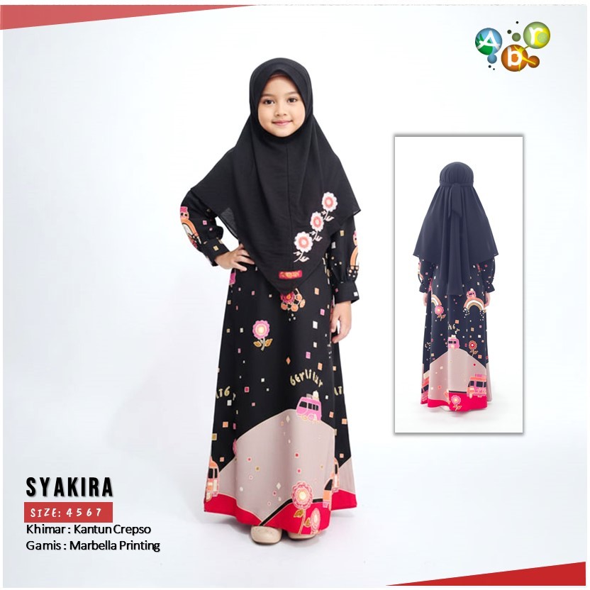 Syakira Dress - 2571 - Gamis Anak ABR - Rekomendasi Gamis Anak Perempuan - Terbaru - Muslim  - Murah