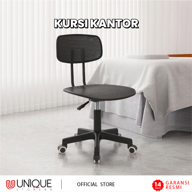 Kursi Belajar Putar Kursi Kerja Plastik Kursi Kantor Minimalis Aesthetic Dan Tinggi Adjustable