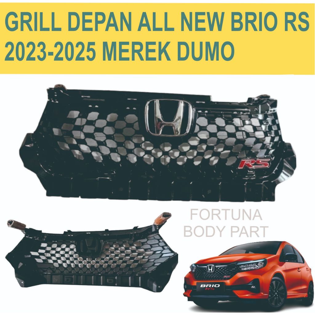 GRILL DEPAN ALL NEW BRIO RS 2023-2025 MEREK DUMO