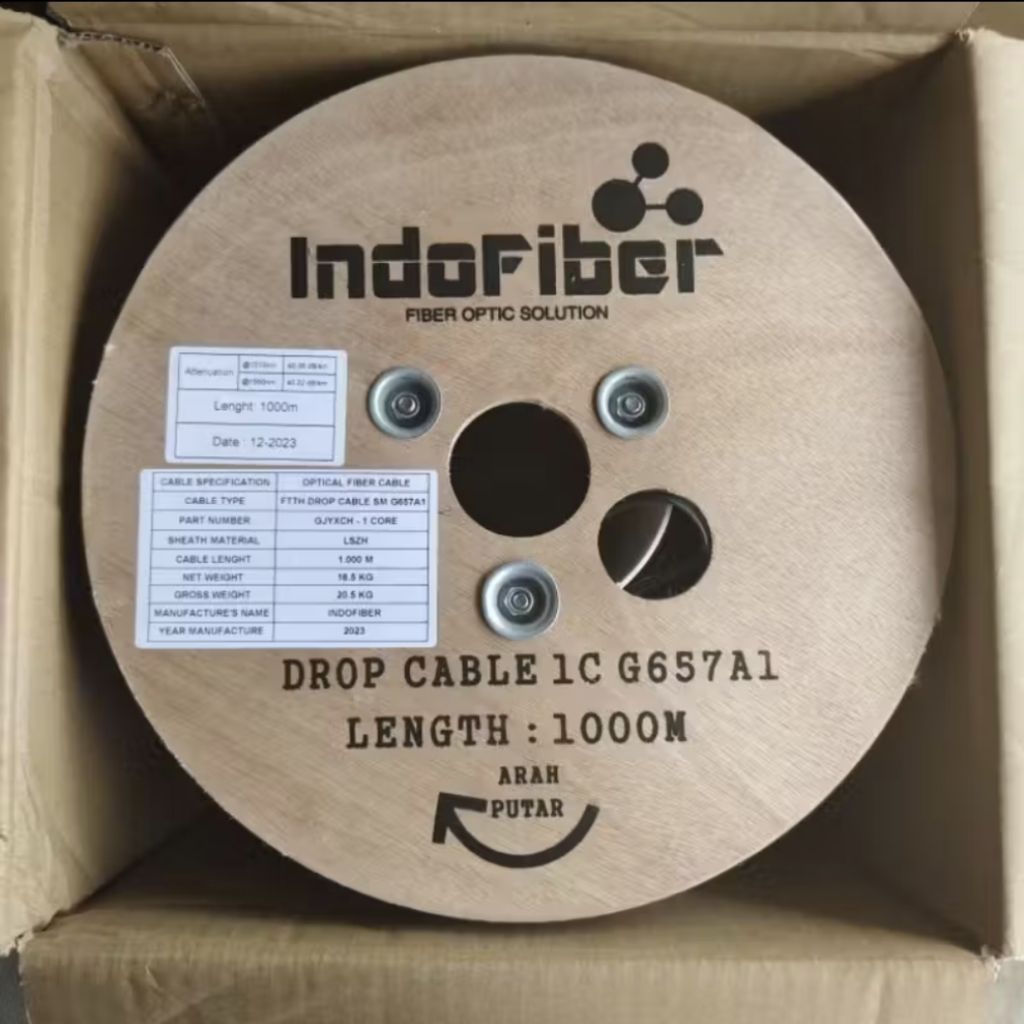 dropcore indofiber 1core 2core 4core  3seling fiber optik