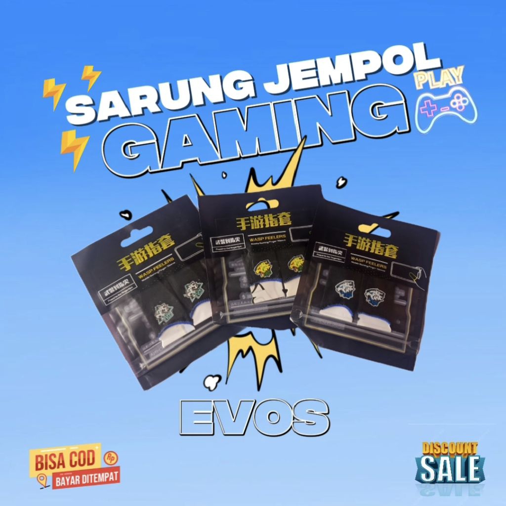 Sarung jempol gaming Evos, sarung jempol responsif, sarung jempol gamers
