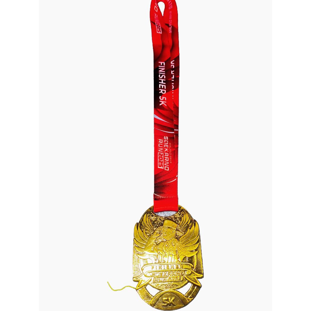 Medali Finisher Running Event Lari Soekarno Run 2025 - Malang Raya 5K
