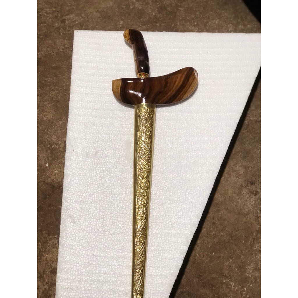 Warangka Keris Gayaman Jogja Kayu Sonokeling Lengkap Tanpa Bilah