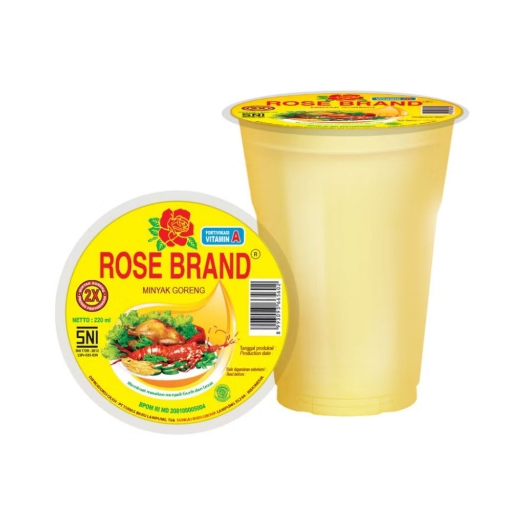 Rose Brand Minyak Goreng Cup 200ml