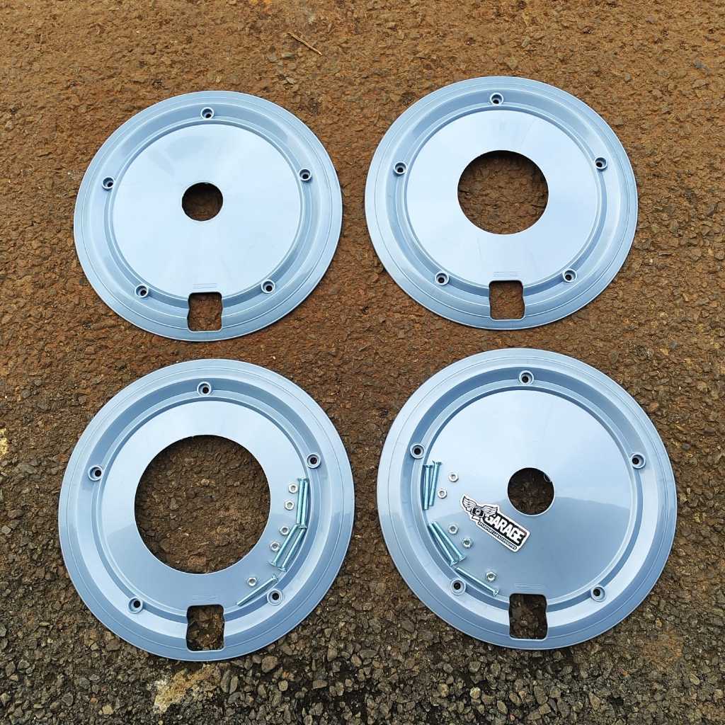 Wheel dop Metic Ring 14 SILVER BARU UNIVERSAL ABS set BAUD Wheeldop Ring 14 Semuab Metik Wheel dop D