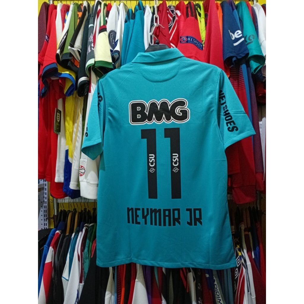 JERSEY BOLA RETRO GO SANTOS NEYMAR 11 LIGA AMERIKA LATIN
