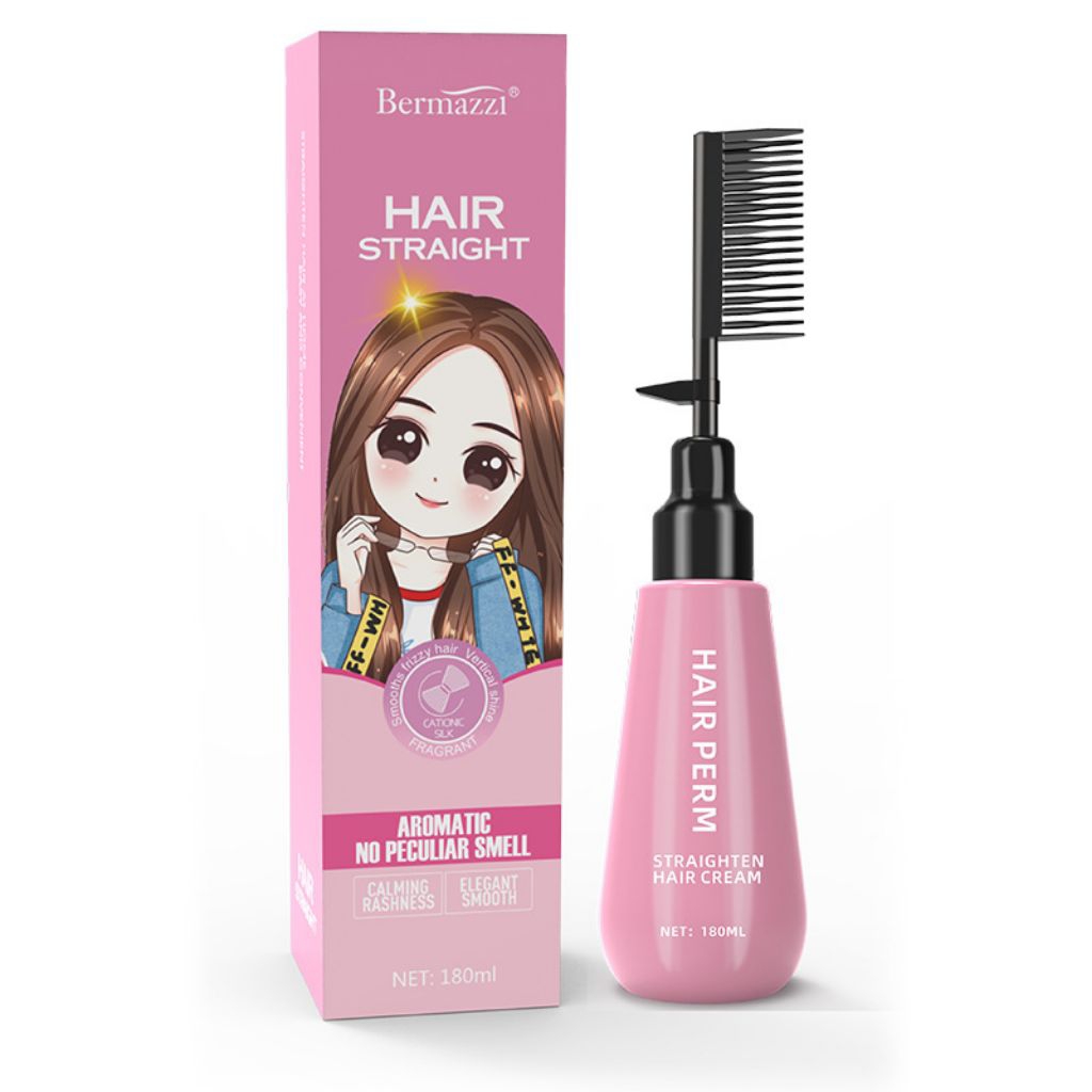 Cream Pelurus Rambut Tanpa Catok/Pelurus Rambut