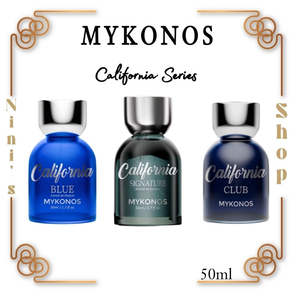 MYKONOS - CALIFORNIA SIGNATURE | CALIFORNIA BLUE | CALIFORNIA CLUB 50ML