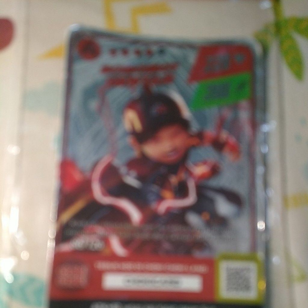 kartu. boboiboy gentar