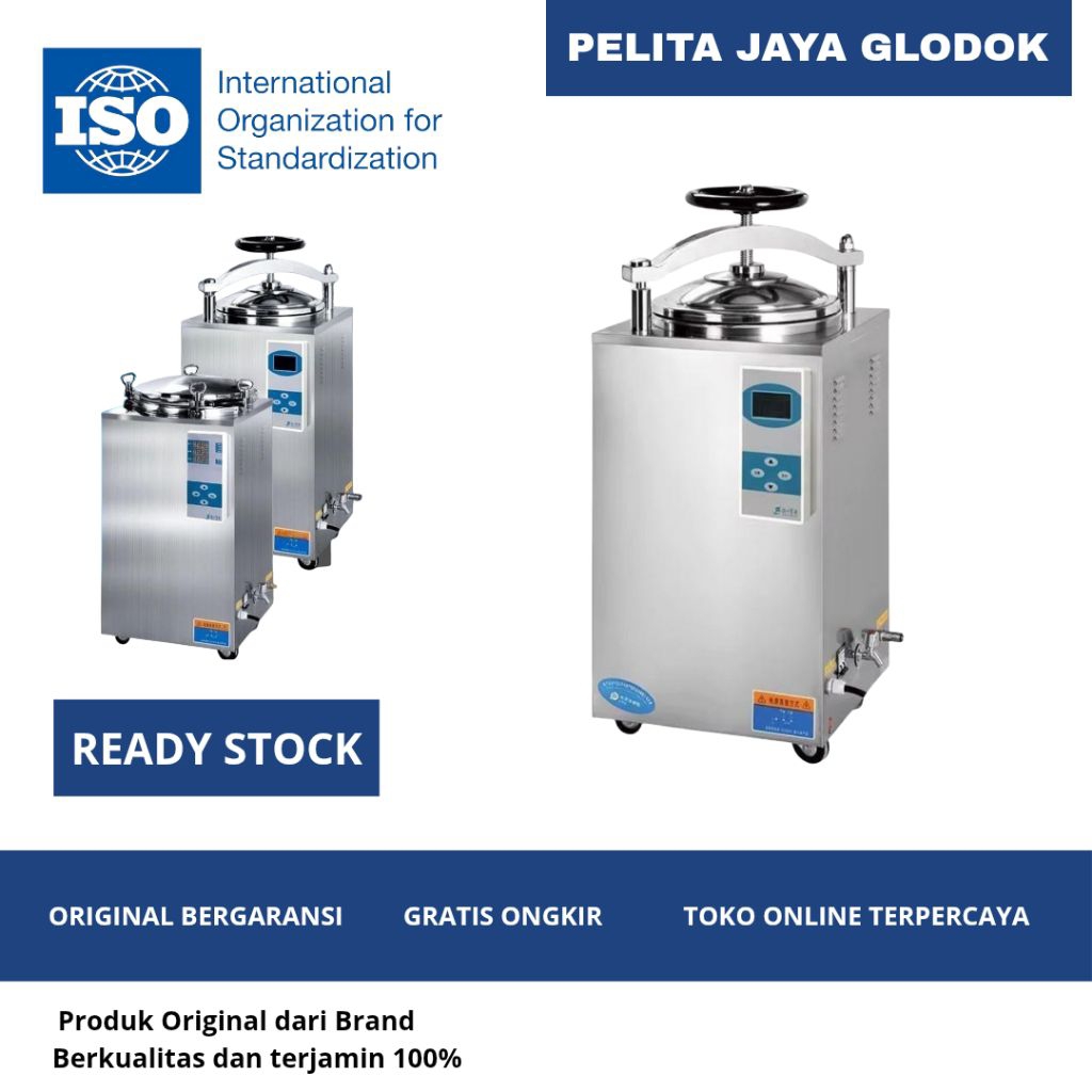 Autoclave GEA LS35HD 35 Liter Pressure Steam Sterilizer LCD Display