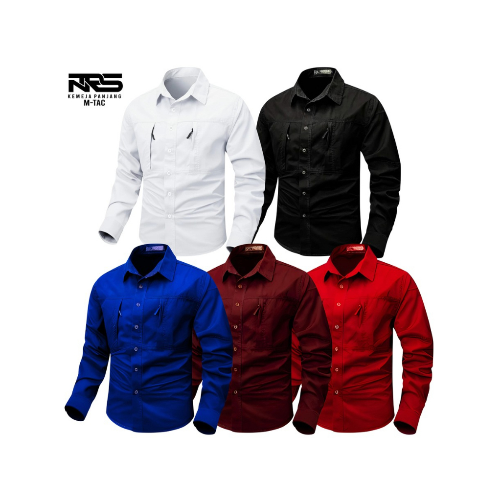 Kemeja Tactical Pria  / Kemeja Tactical / Kemeja W-TAC / Baju Tactical / Kemeja Kerja / Kemeja  Kasu