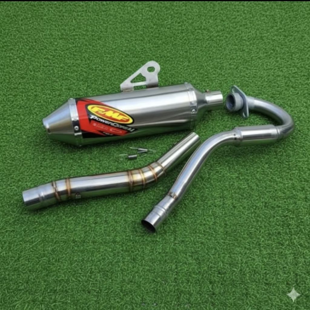 FMF POWER CORE4 Canister Stainless For Klx 150, Crf150, Ksr110, D-Tracker