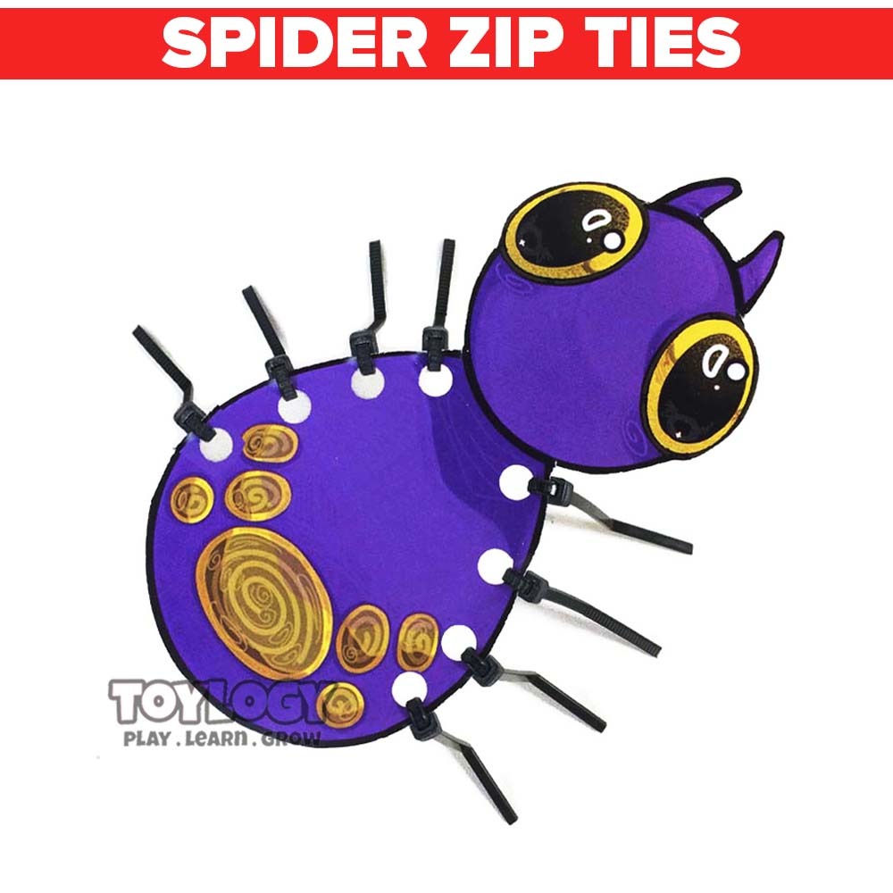 Diy Craft Spider Zip Ties Prakarya Anak Laba-laba Keterampilan Tangan Paud Tk Sd