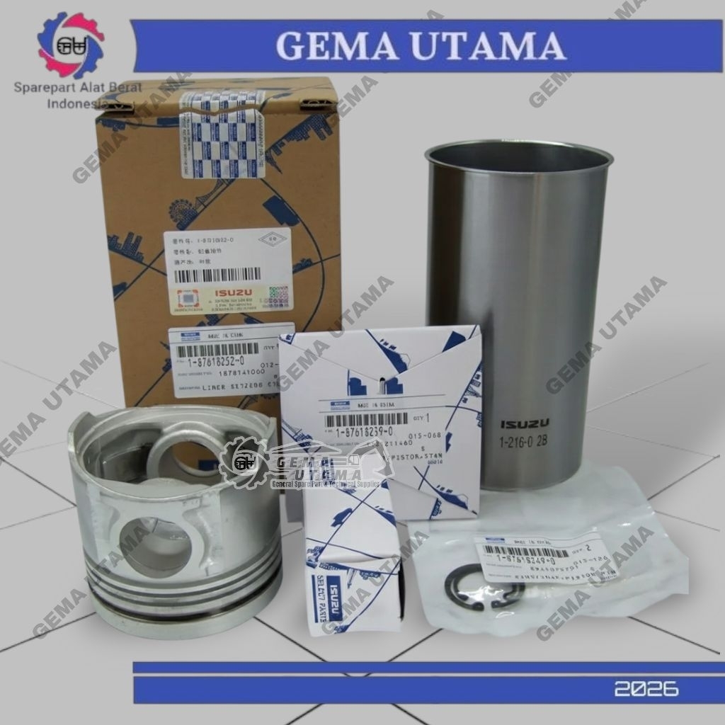 ISUZU - Liner Kit Liner Set Zaxis200, Zaxis210, Zaxis200-5G, Zaxis210-5G, engine 6BG1