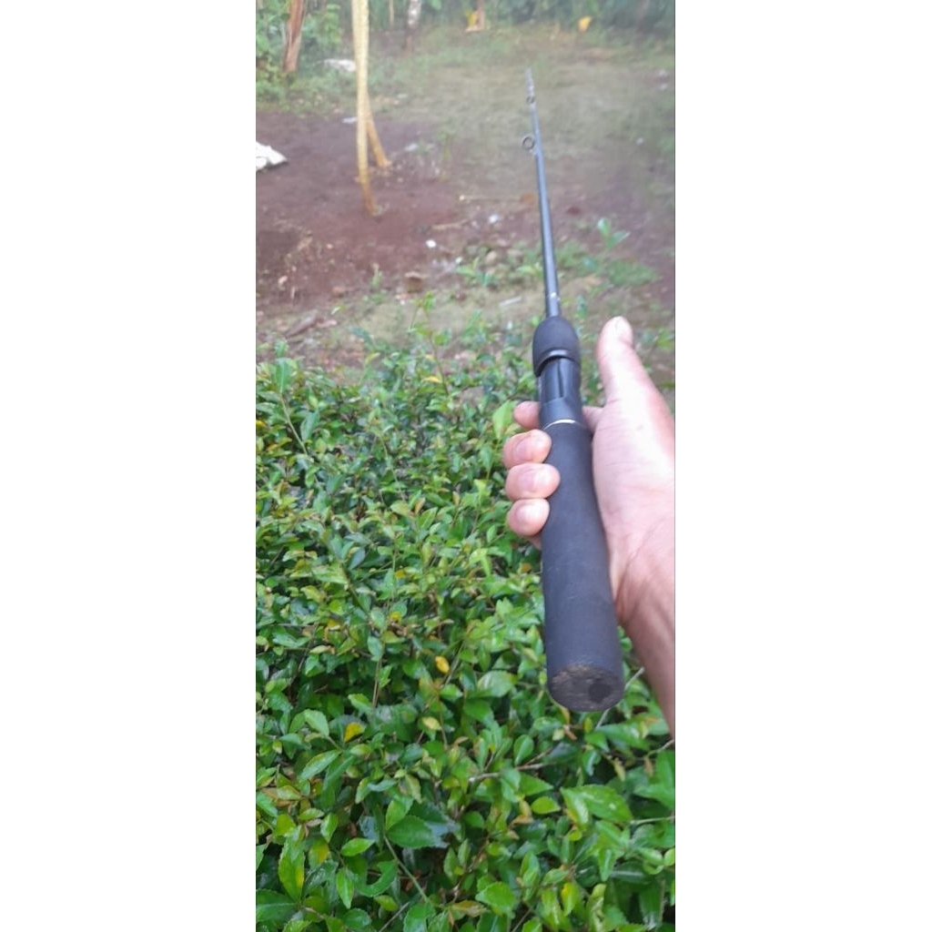 joran kolam dudukan ril kaku p180cm