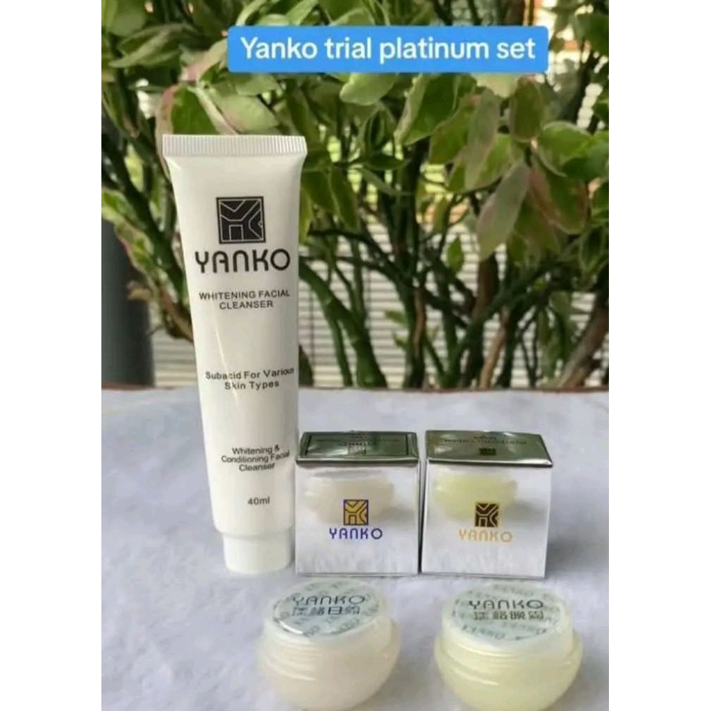 Yanko platinum paket(Sabun,Cream siang & Cream malam)