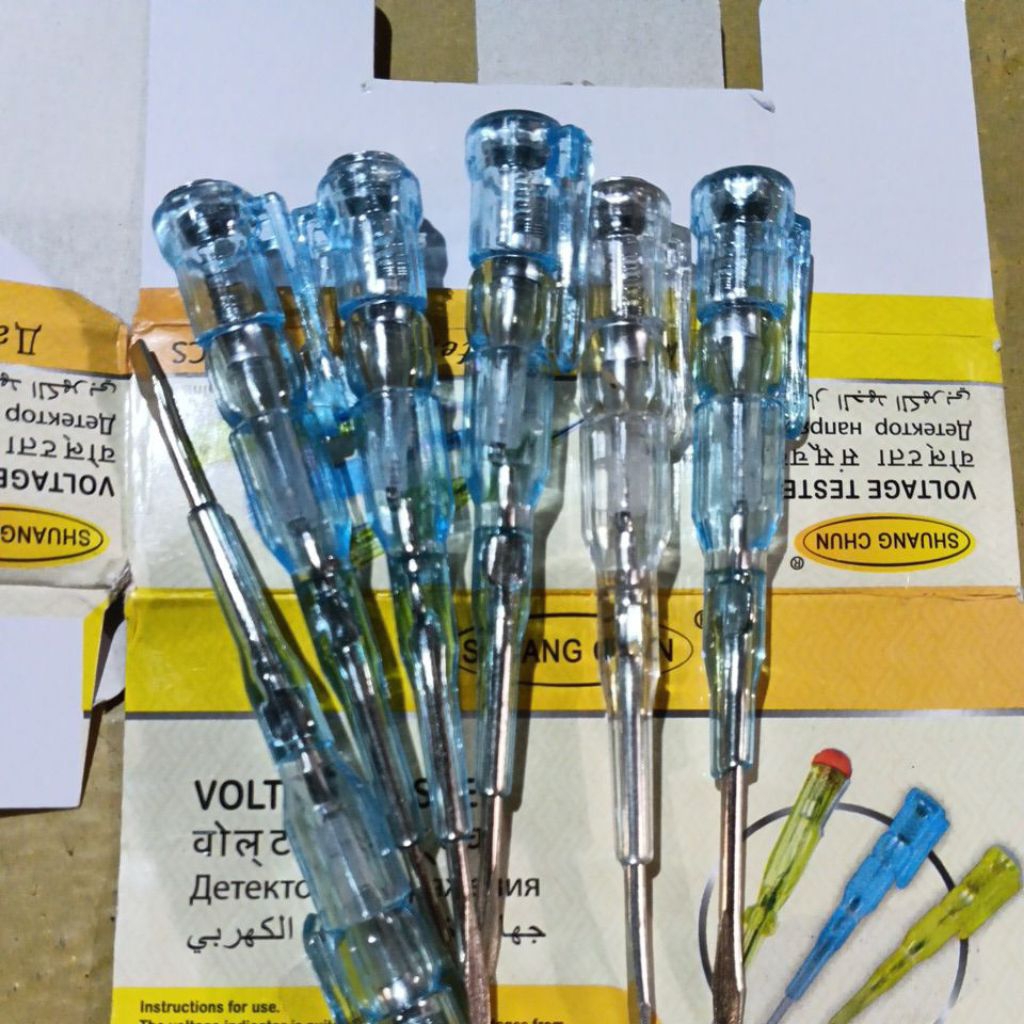 obeng tespek alat listrik mini