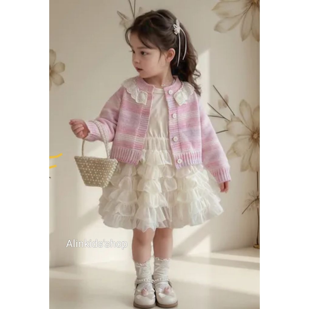 DRESS DREM SWEET 2IN1 SWEATER RAJUT SALUR