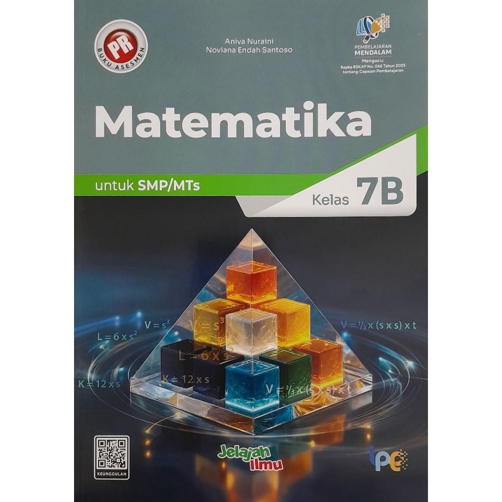 Buku PR/LKS matematika kelas 7 semester 2, 7b (Kurikulum Merdeka). Intan Pariwara.