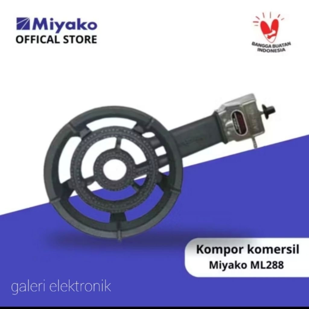Kompor gas miyako mawar jumbo besar ML 288