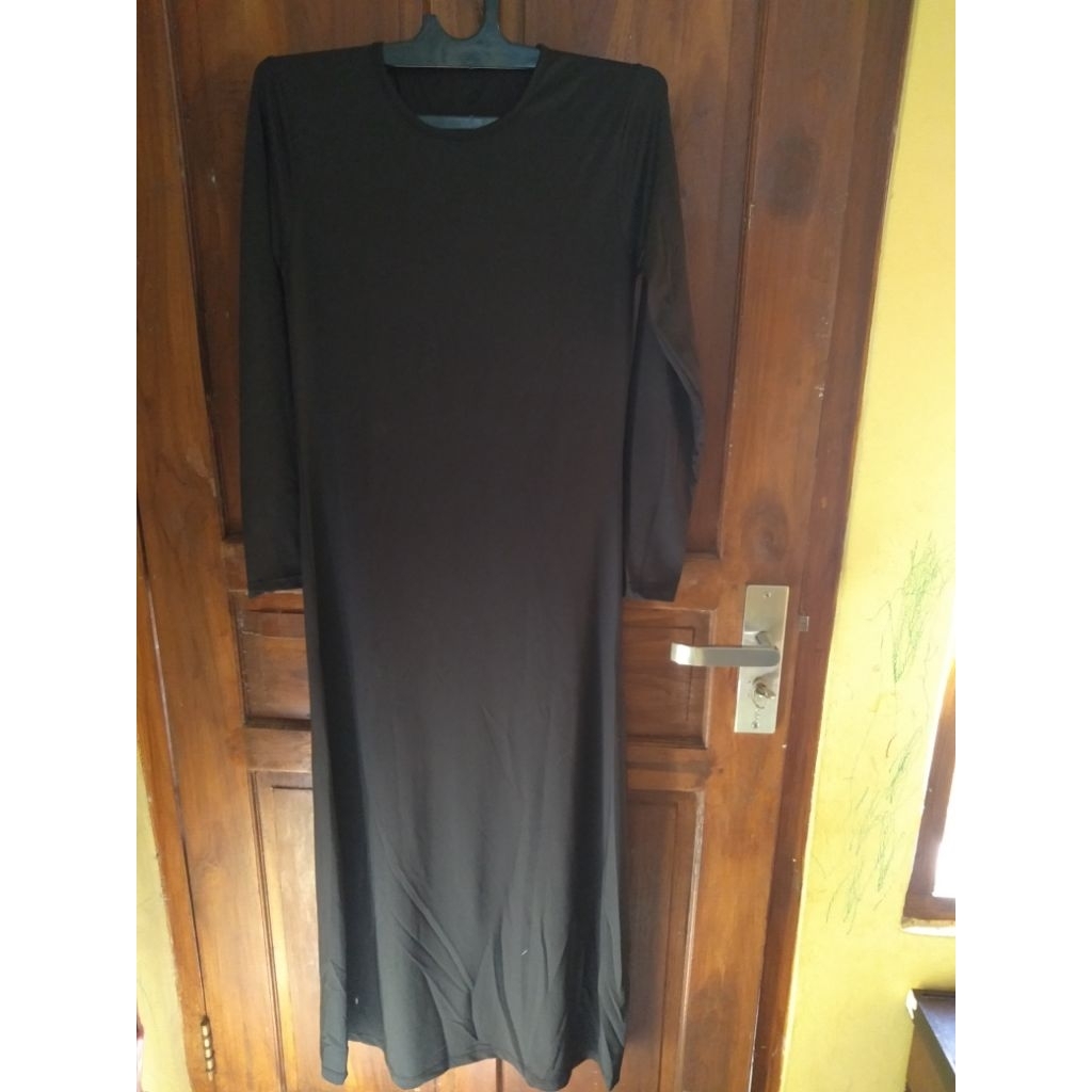 PRELOVED/GAMIS HITAM/GAMIS JERSEY/GAMIS DEWASA