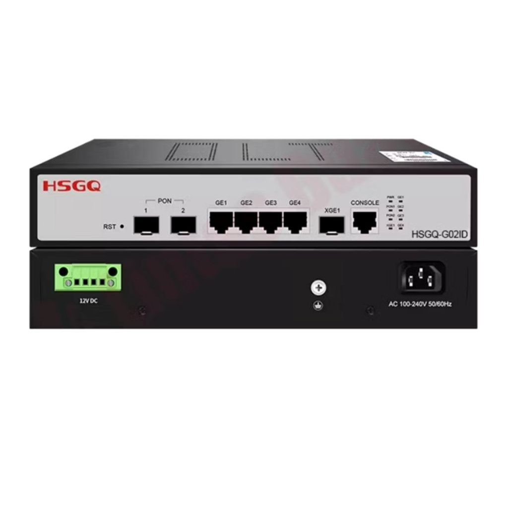 OLT GPON HSGQ 2 PORT + 2 sfp 8db