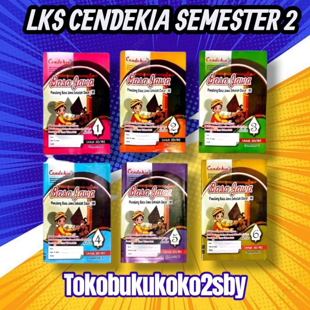 BUKU LKS CENDEKIA BAHASA JAWA SD KELAS 1 2 3 4 5 6 SEMESTER 2 PUSTAKA CENDEKIA