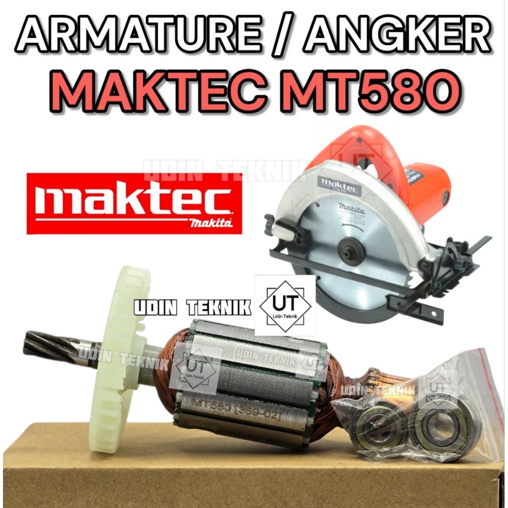 ARMATURE MAKTEC MT580 ANGKER MESIN POTONG KAYU 7" MAKTEC MT 580