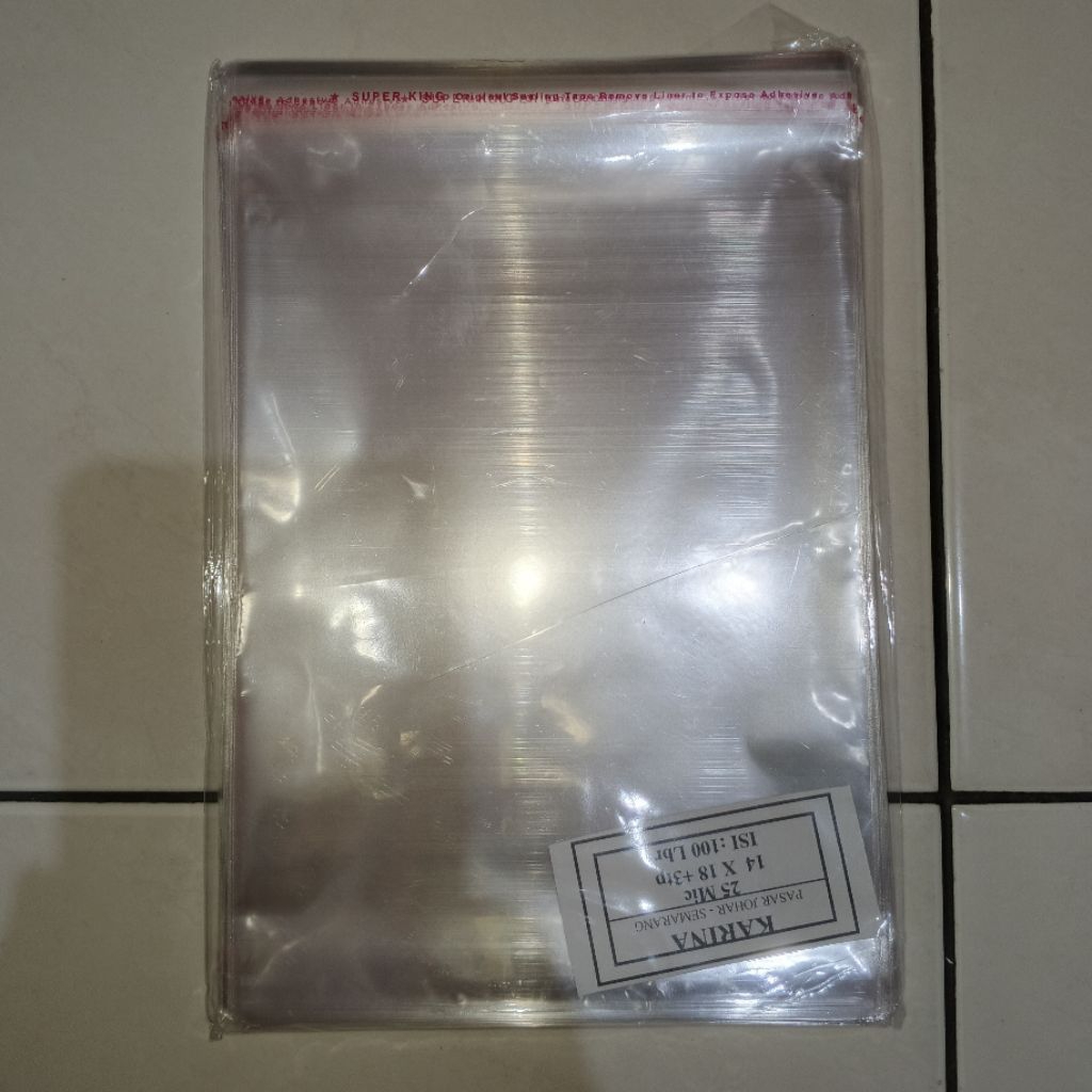 Plastik opp makanan 14x18 tebal 0,3