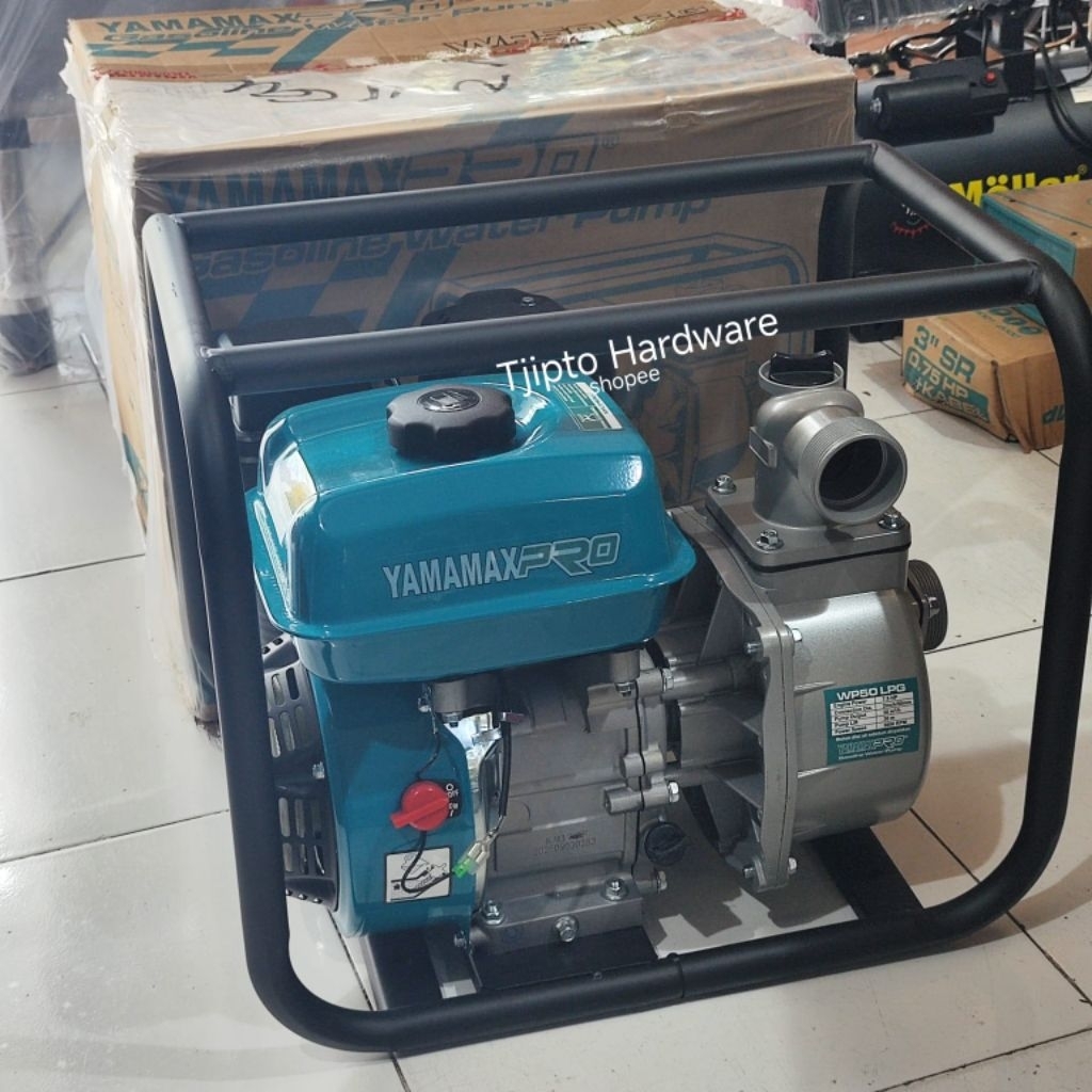 Mesin Pompa Sawah 3" LPG Alkon Gas Elpiji WP50L Yamamax 3 Inch 7,5HP