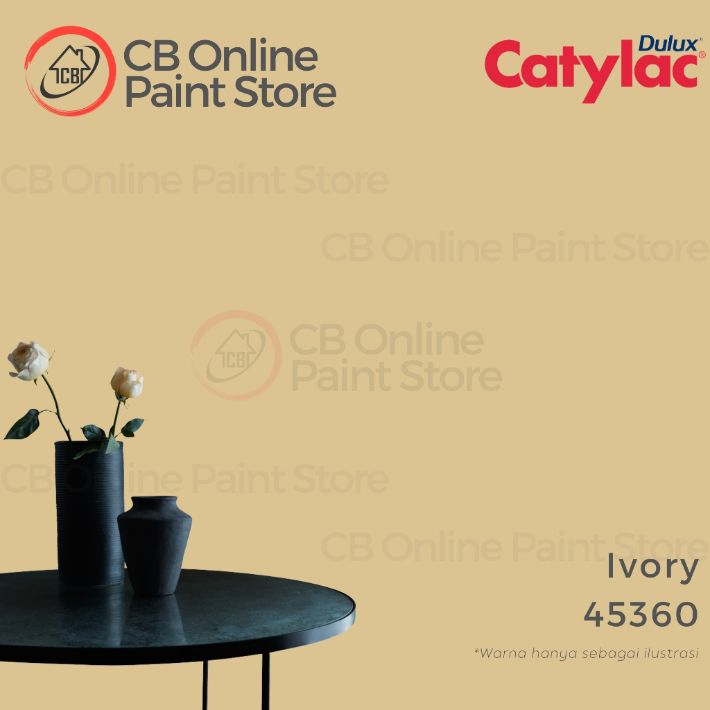 CAT TEMBOK DULUX CATYLAC - IVORY 45360 - PAIL
