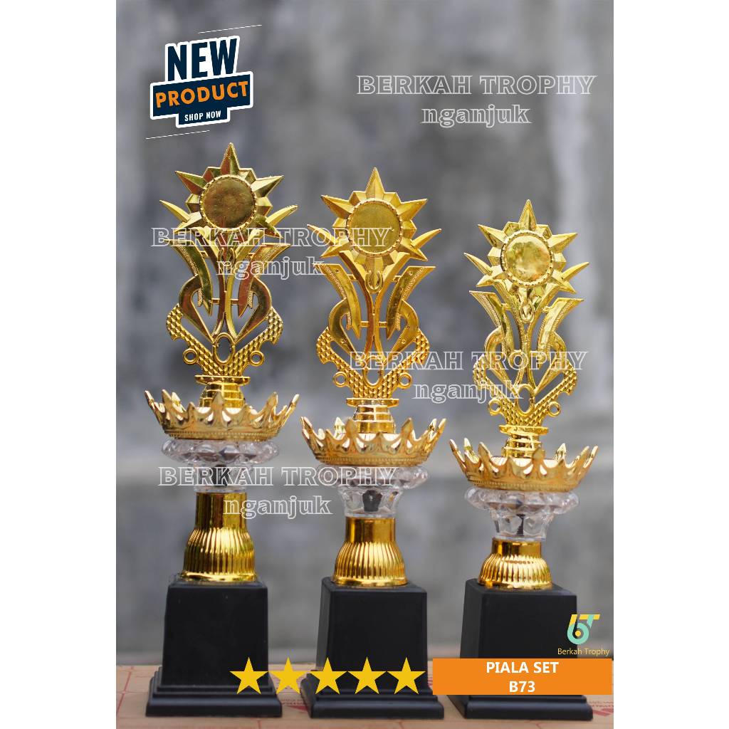 PIALA SET SEALER MAHKOTA ASBAK KECIL/PIALA JUARA/PIALA ASBAK BENING/PIALA PLASTIK