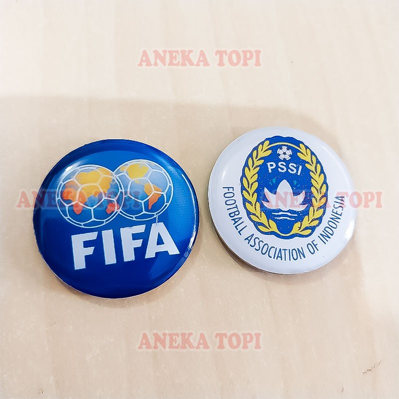 Koin Toss Wasit FIFA PSSI Koin Bulat - Aneka Topi