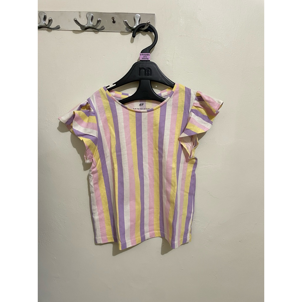 preloved blouse anak h&m garis garis
