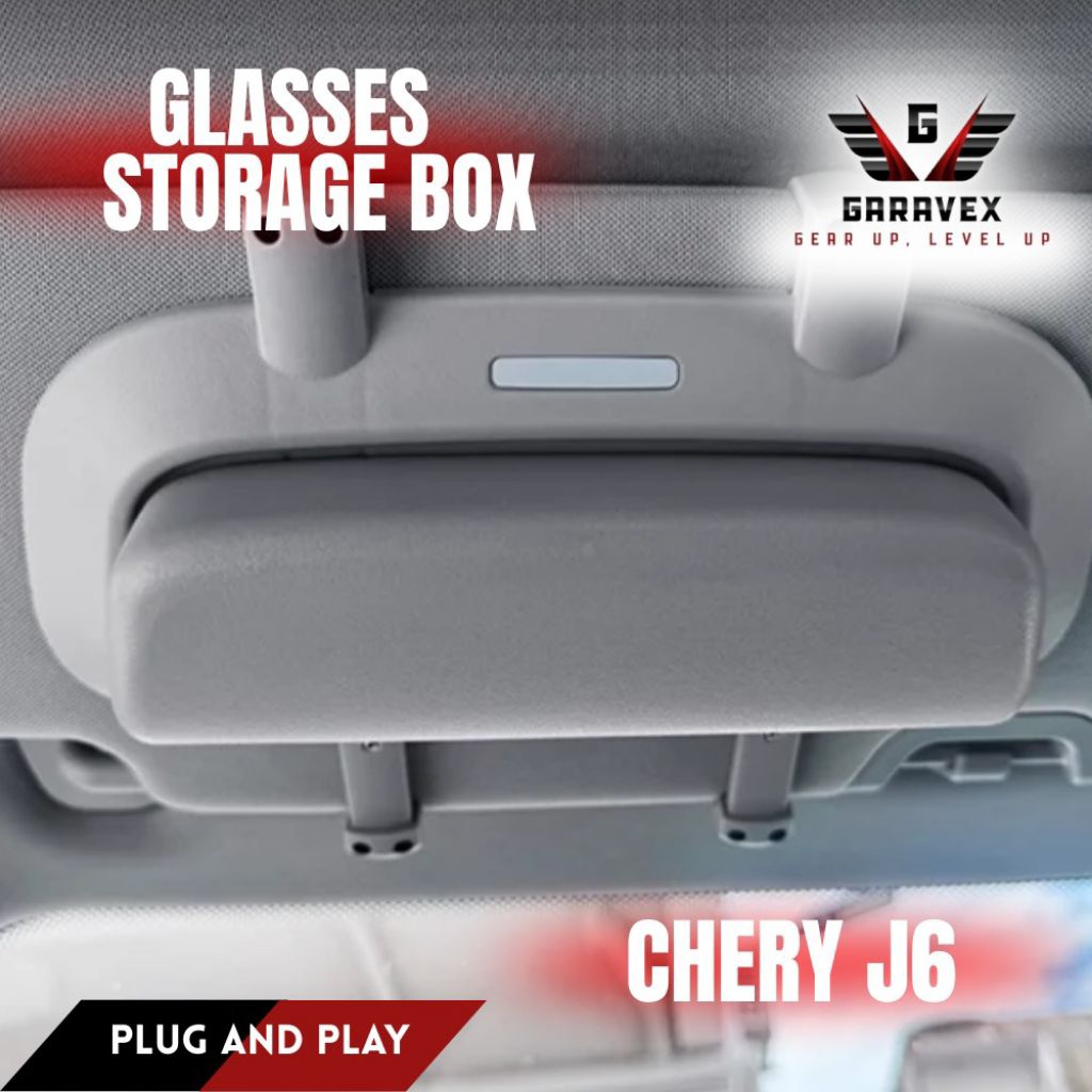 GLASSES STORAGE BOX CHERY J6// KOTAK KACAMATA MOBIL CHERY J6