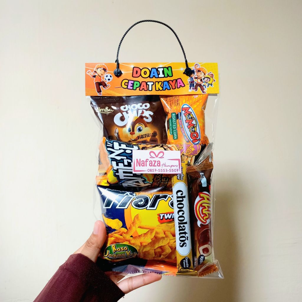 Hampers Snack Mini Reguler | Hampers Snack Ulang Tahun | Souvenir Snack | Hampers Lebaran | Snack Ul