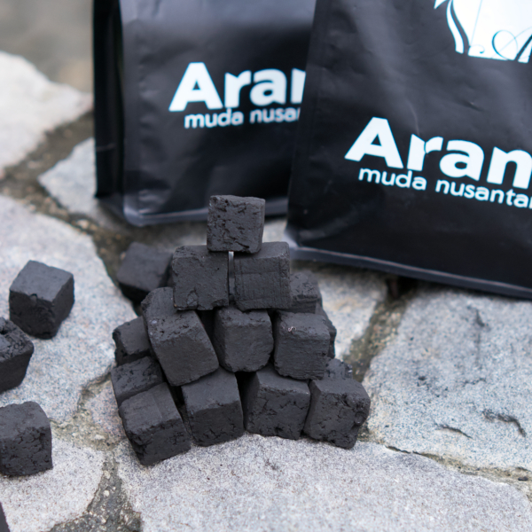 Arang Briket Kubus 10 Pcs Arang Kelapa | Untuk BBQ & Shisha